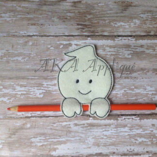 Gideon Ghost Pencil Holder ITH Embroidery Design