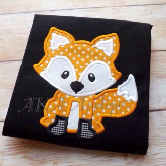 Flynn Fox Applique Embroidery Design