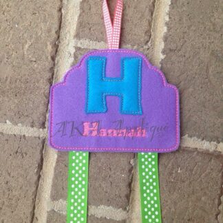 "H" Alphabet Clip Keeper-Bow Holder