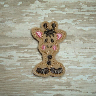 Ava Giraffe Feltie Embroidery Design