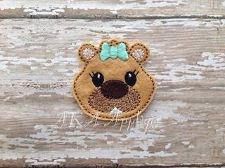 Wilma Woodchuck - Groundhog Feltie Embroidery Design