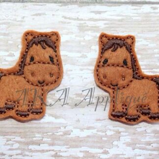 Sophia Horse Feltie Embroidery Design