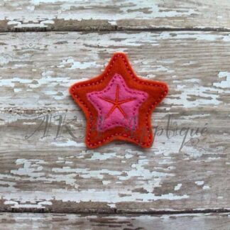 Stella Starfish Feltie Embroidery Design