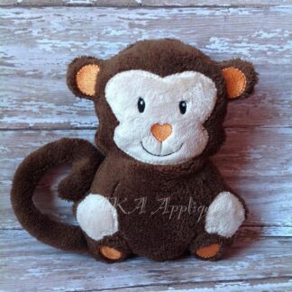 Maggie/Matt Monkey Plushie ITH Embroidery Design
