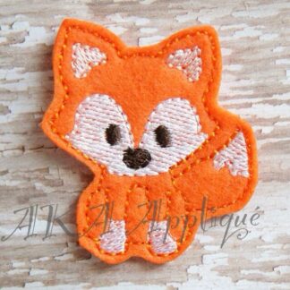 Flynn Fox Feltie Embroidery Design