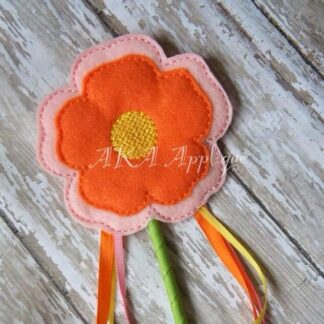 ITH Flower Wand Embroidery Design