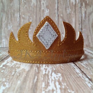 Norwegian Queen Headband Tiara Embroidery Design