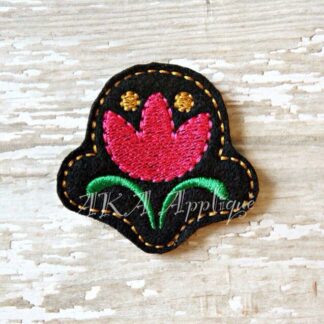 Norwegian Princess Filled Feltie Embroidery Design