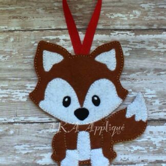 Flynn Fox Clip Keeper-Bow Holder ITH Embroidery Design