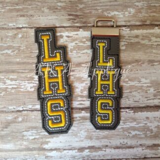 LHS Spirit Headband SLIDER™ and Key Fob Embroidery Design