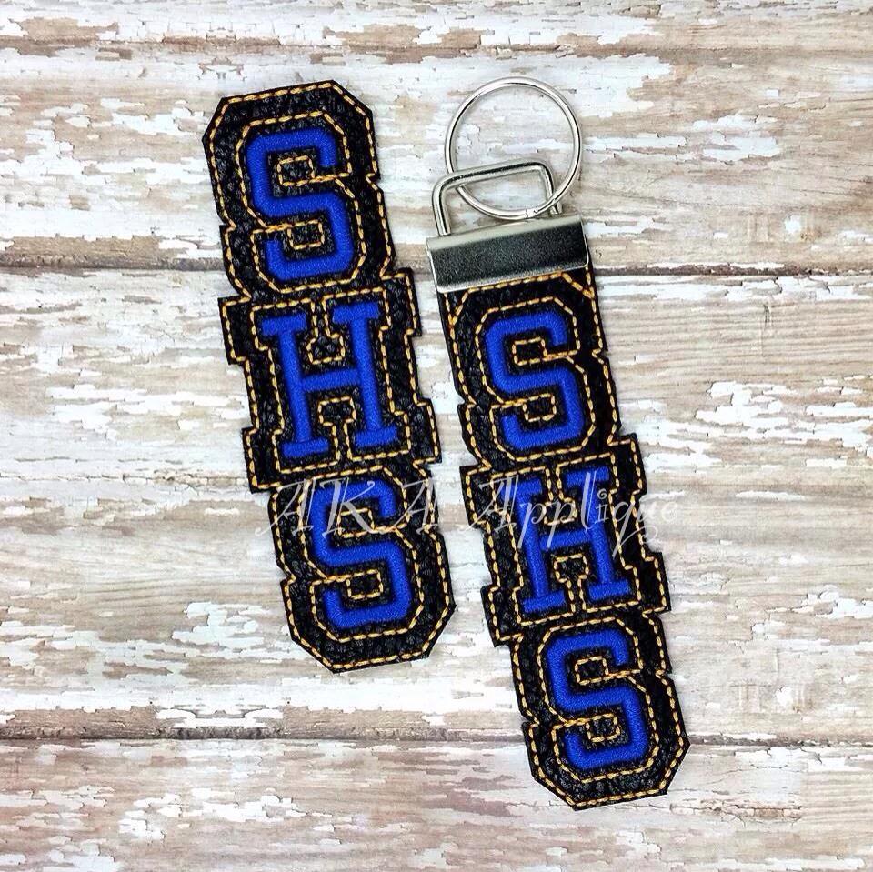 SHS Spirit Headband SLIDER™ and Key Fob Embroidery Design