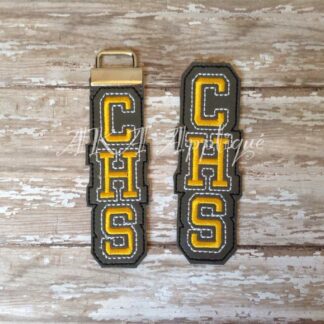CHS Spirit Headband SLIDER™ and Key Fob Embroidery Design