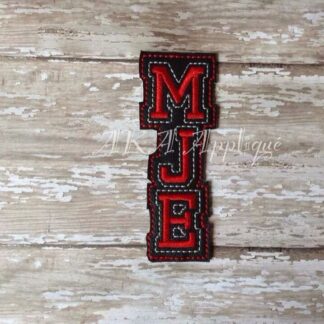 MJE Spirit Headband SLIDER™ and Key Fob Embroidery Design