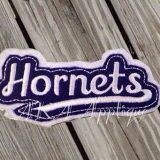 ITH Hornets Spirit Headband SLIDER™ Embroidery Design