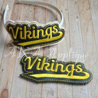 ITH Vikings Spirit Headband SLIDER™ Embroidery Design