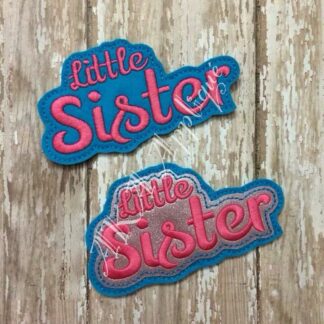 ITH Little Sister Headband SLIDER™ Embroidery Design