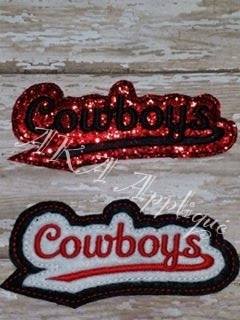 ITH Cowboys Spirit Headband SLIDER™ Embroidery Design