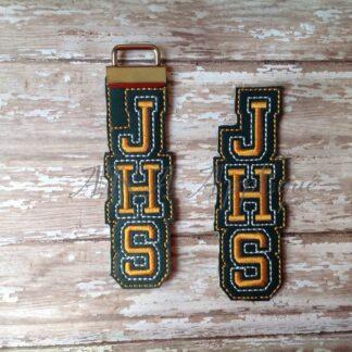 JHS Spirit Headband SLIDER™ and Key Fob Embroidery Design