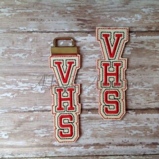 VHS Spirit Headband SLIDER™ and Key Fob Embroidery Design