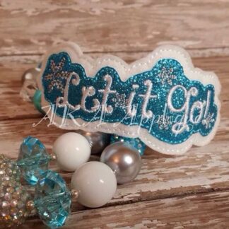 ITH Let it Go Headband SLIDER™ Embroidery Design