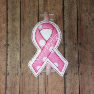 ITH Awareness Ribbon Headband SLIDER™ Embroidery Design