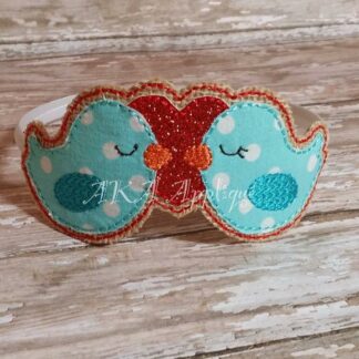 ITH Love Birds Headband SLIDER™ Embroidery Design