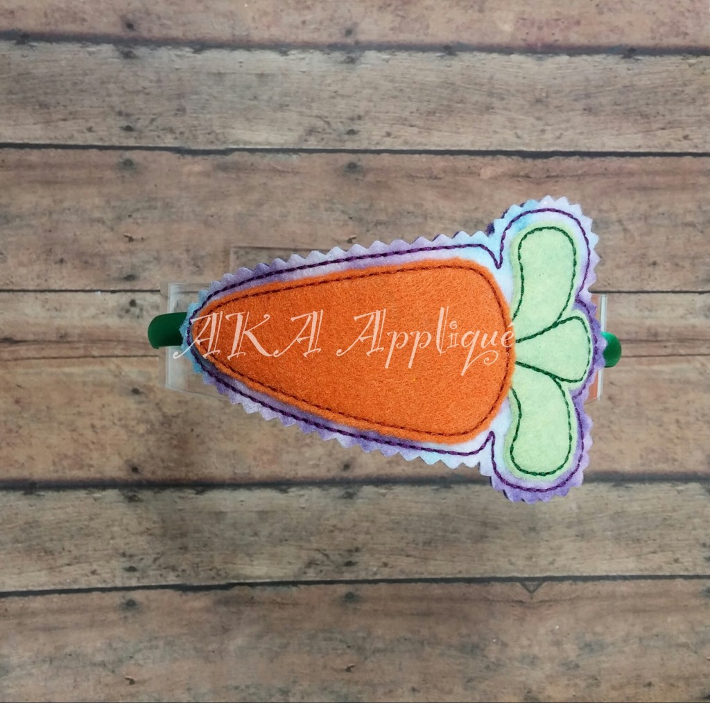 ITH Carrot Headband SLIDER™Embroidery Design - Image 5