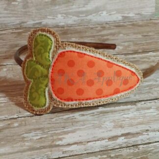 ITH Carrot Headband SLIDER™Embroidery Design