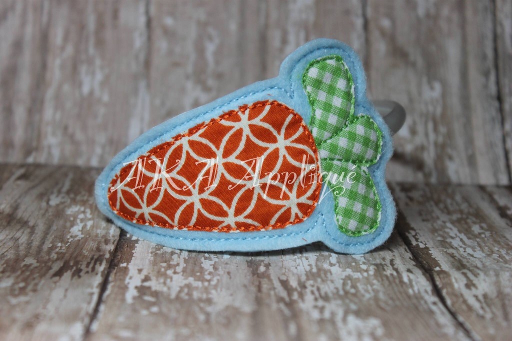 ITH Carrot Headband SLIDER™Embroidery Design - Image 3