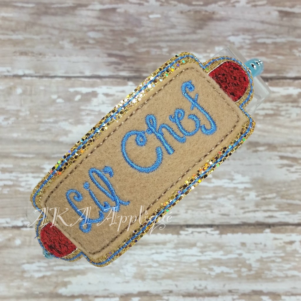 ITH Rolling Pin Lil Chef Headband SLIDER™Embroidery Design - Image 2