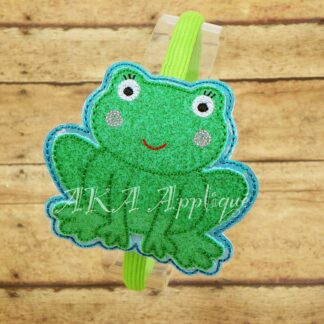 ITH Felicity Frog Headband SLIDER™ Embroidery Design