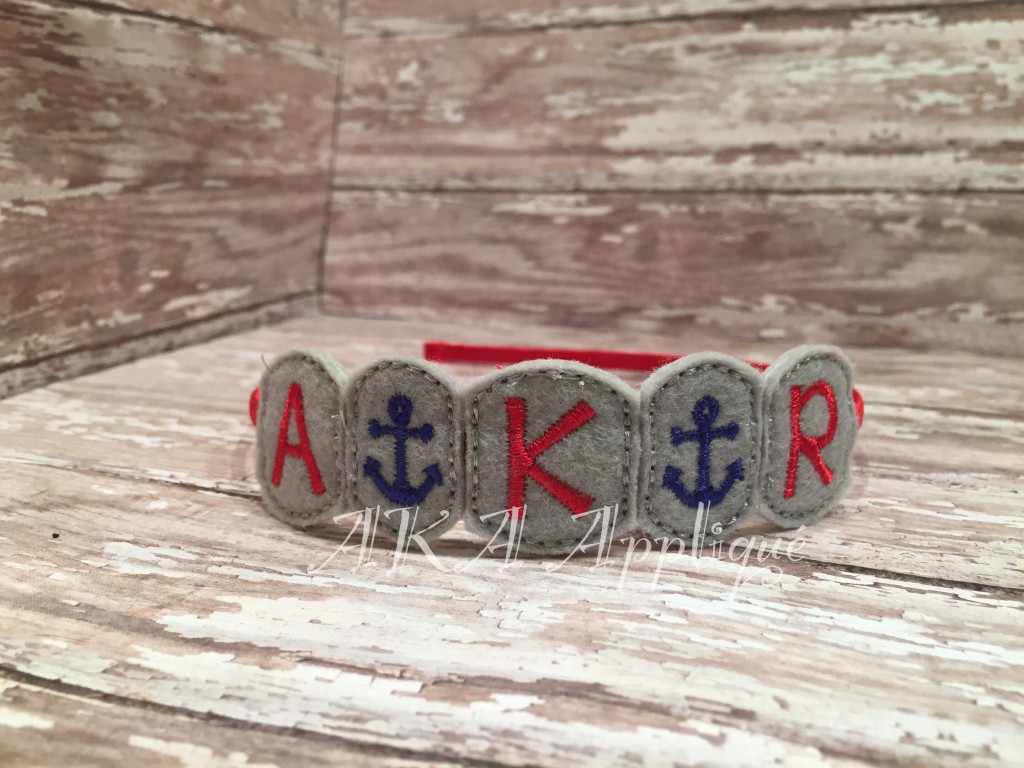 ITH 1" Letter Charm SLIDER™ Set Embroidery Design - Image 3