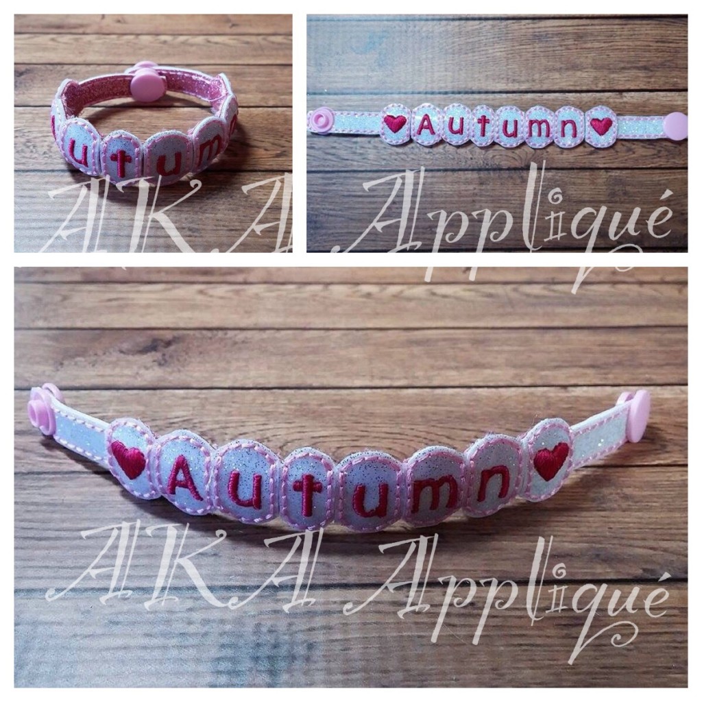 ITH BLANK Charm Bracelet  Embroidery Design - Image 2