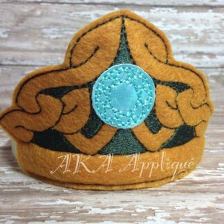 ITH Archer Princess Headband Tiara SLIDER™ Embroidery Design