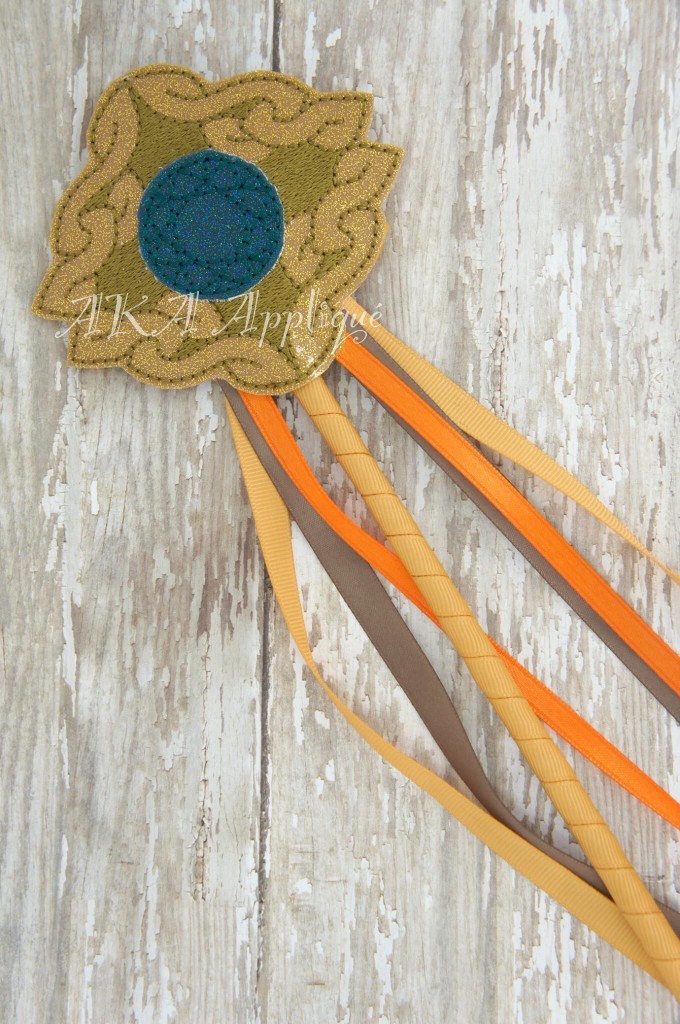 ITH Archer Princess Wand Embroidery Design - Image 2