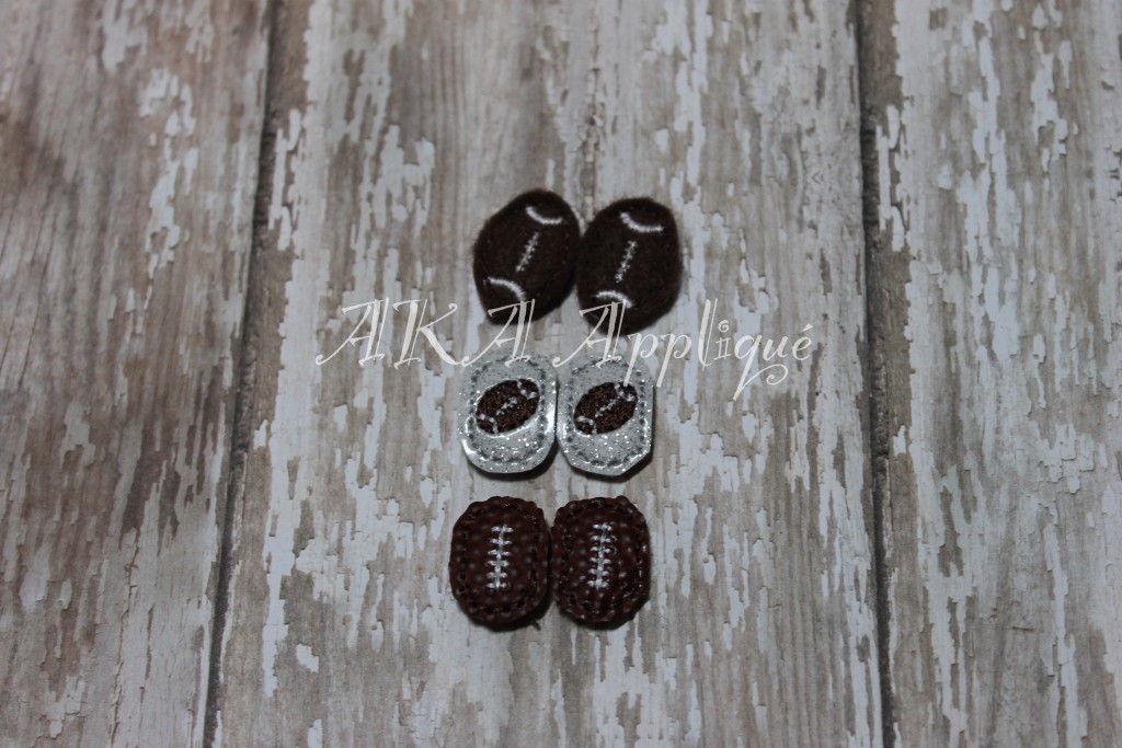 ITH Charm Bracelet Football SLIDER™ Add On Set Embroidery Design