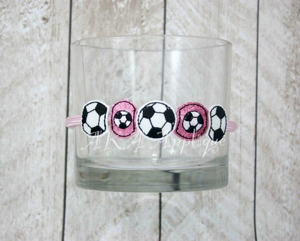 ITH 1" Soccer Charm SLIDER™ Add On Set Embroidery Design - Image 3