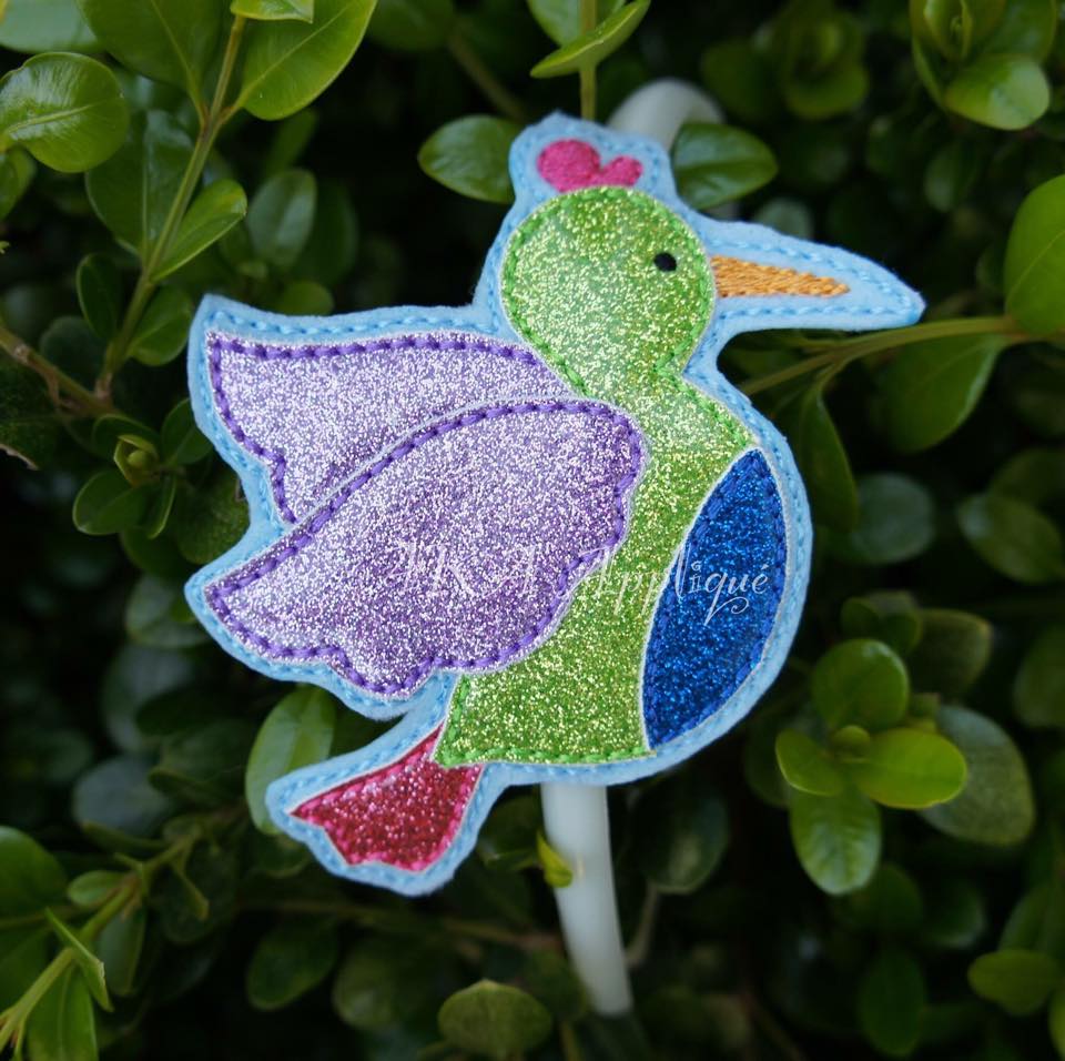 ITH Hannah Hummingbird Headband SLIDER™ Embroidery Design