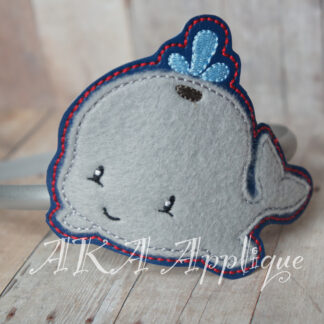 ITH Winston Whale Headband SLIDER™ Embroidery Design