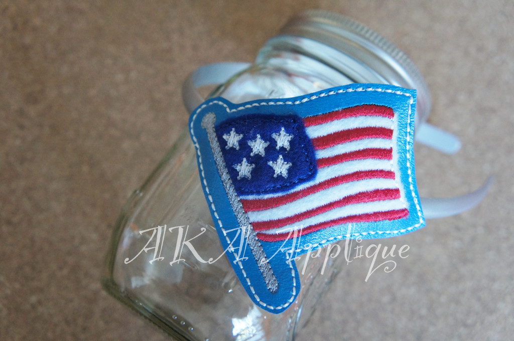 ITH Flag Headband SLIDER™ Embroidery Design - Image 2