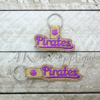ITH Pirates Spirit Snap Fob Embroidery Design