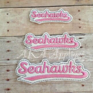 Seahawks Barrette Cover & Doll ITH Headband Slider™ Embroidery Design