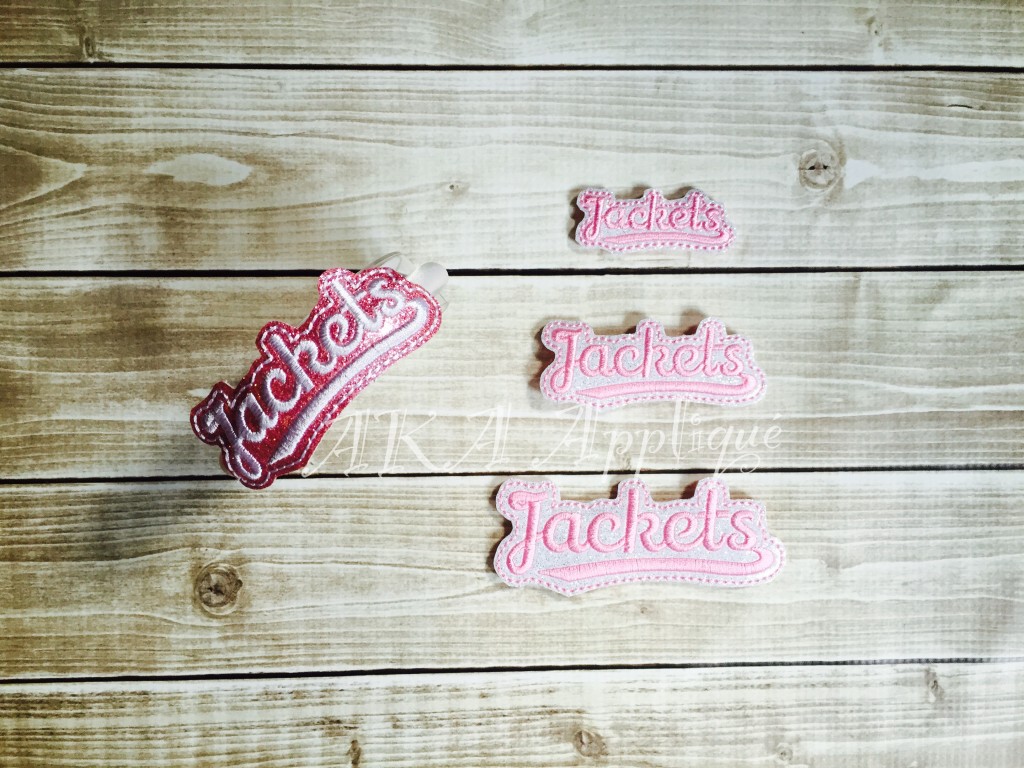 Jackets Barrette Cover & Doll ITH Headband Slider™ Embroidery Design