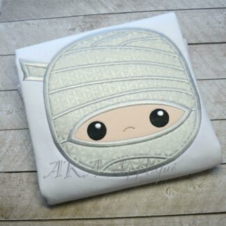 Mummy Applique Embroidery Design