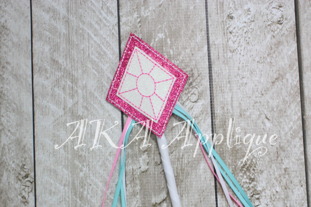 ITH Rare Diamond Princess Wand Embroidery Design