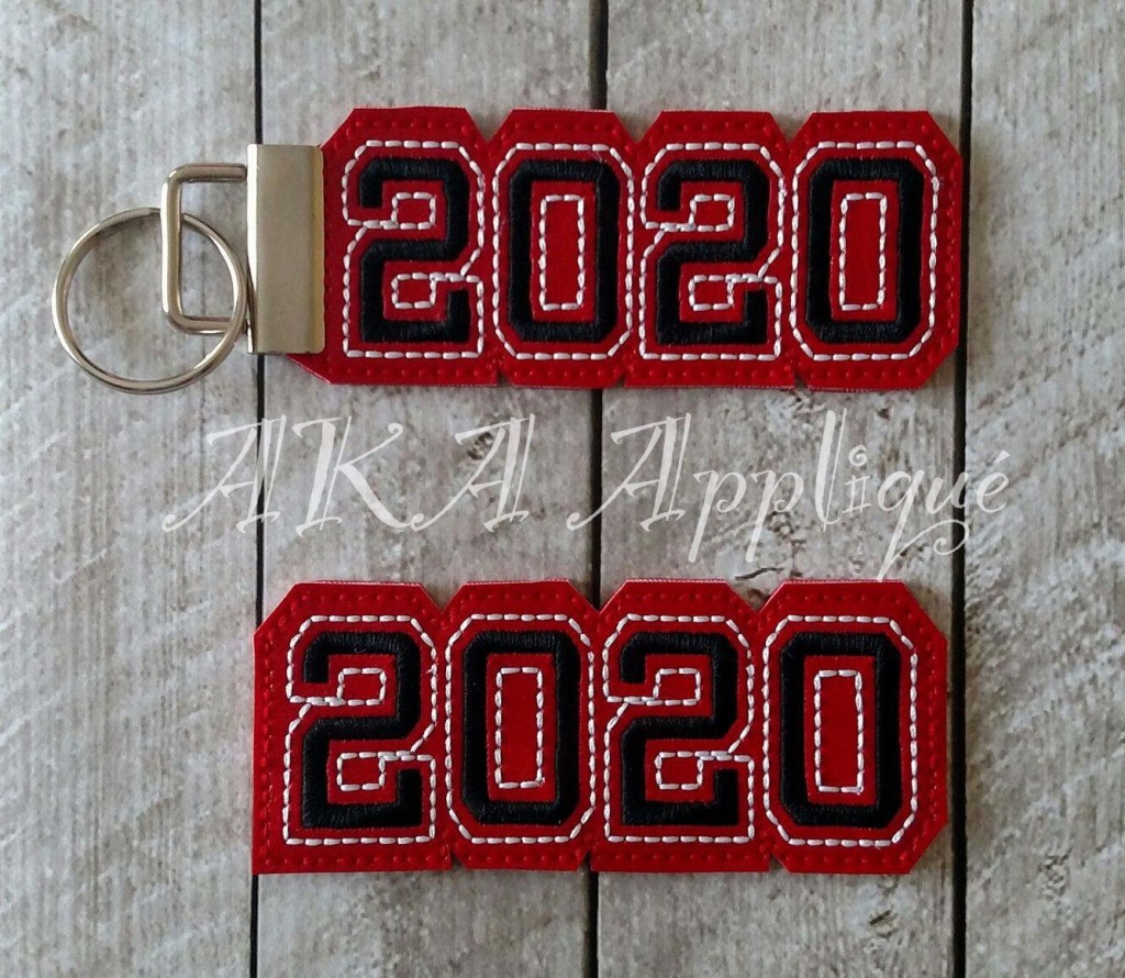 2020 Spirit ITH Headband SLIDER™ and Key Fob Embroidery Design