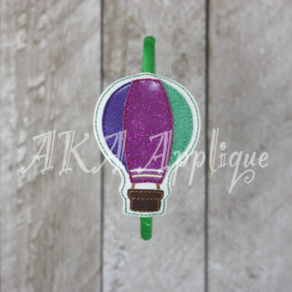 ITH Hot Air Balloon Headband SLIDER™ Embroidery Design