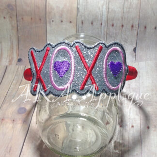 ITH Hugs and Kisses Headband SLIDER™ Embroidery Design