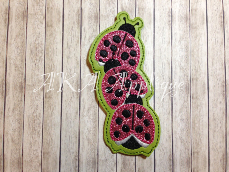 ITH Crawling Ladybug Headband SLIDER™ Embroidery Design - Image 3
