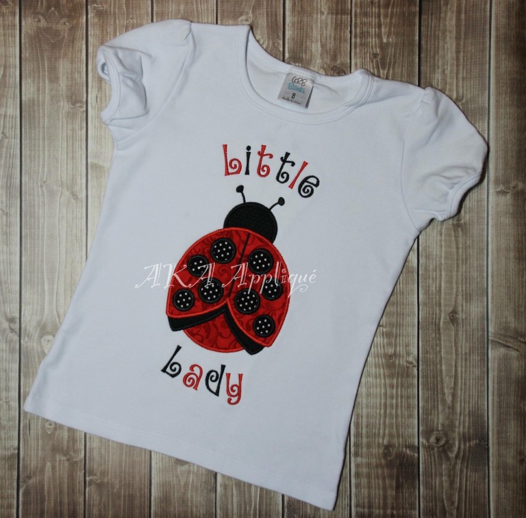 Ladybug Applique Embroidery Design - Image 3